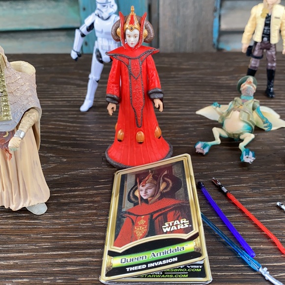 Star Wars Figures Watto Darth Vader Queen Amidala stormtrooper Saesee Tiin Luke - Picture 3 of 16